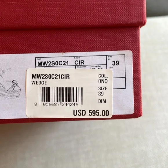 - Valentino Bow Wedge Sandler - Picture 7 of 7